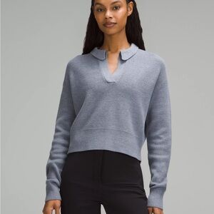 Lululemon Collared Merino Wool-Blend Sweater